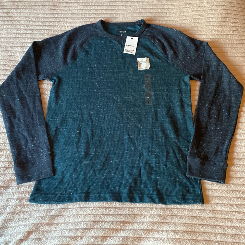 Sonoma Long Sleeve Supersoft Thermal Shirt - Size L